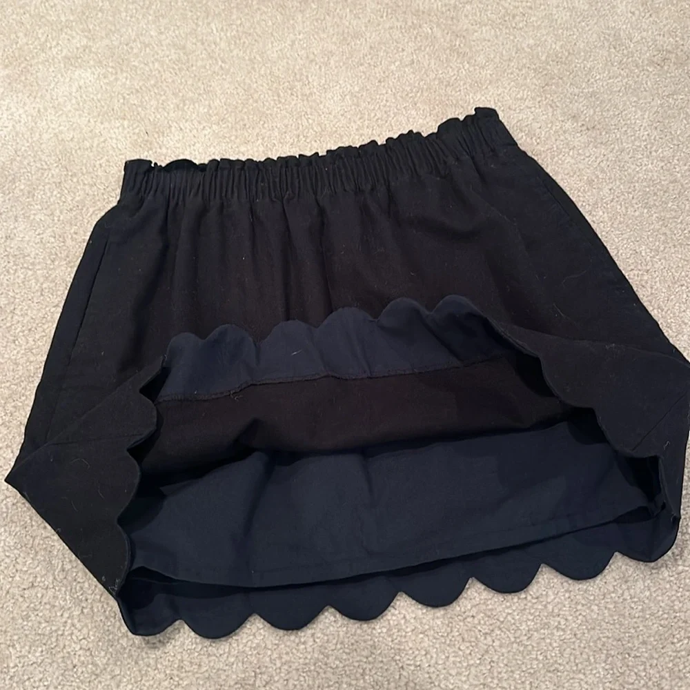 JCrew factory scalloped pull on skirt